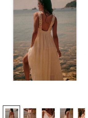 Sezane | Dresses | Rare Sezane Filippa Red Backless Halter Sundress |  Poshmark